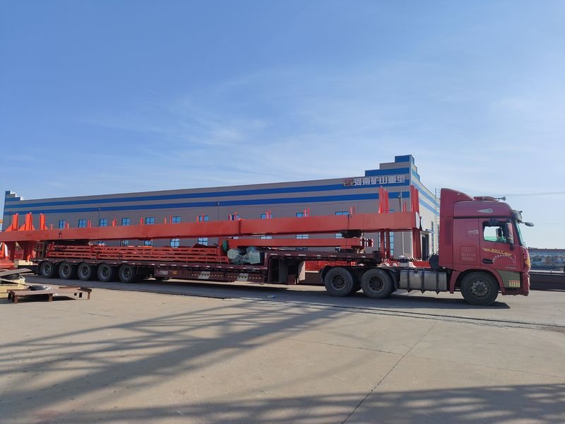 電動葫蘆門式起重機  2臺 MHxh10t—24m 制作完成，發(fā)往湖北交付客戶使用