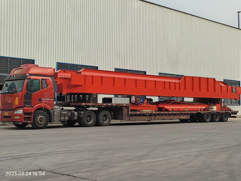 通用橋式起重機 QDXX32/5t—19.5m 電動單梁橋式起重機 2臺 LD10t—16.5m 制作完成，發(fā)往河北石家莊交付客戶使用。